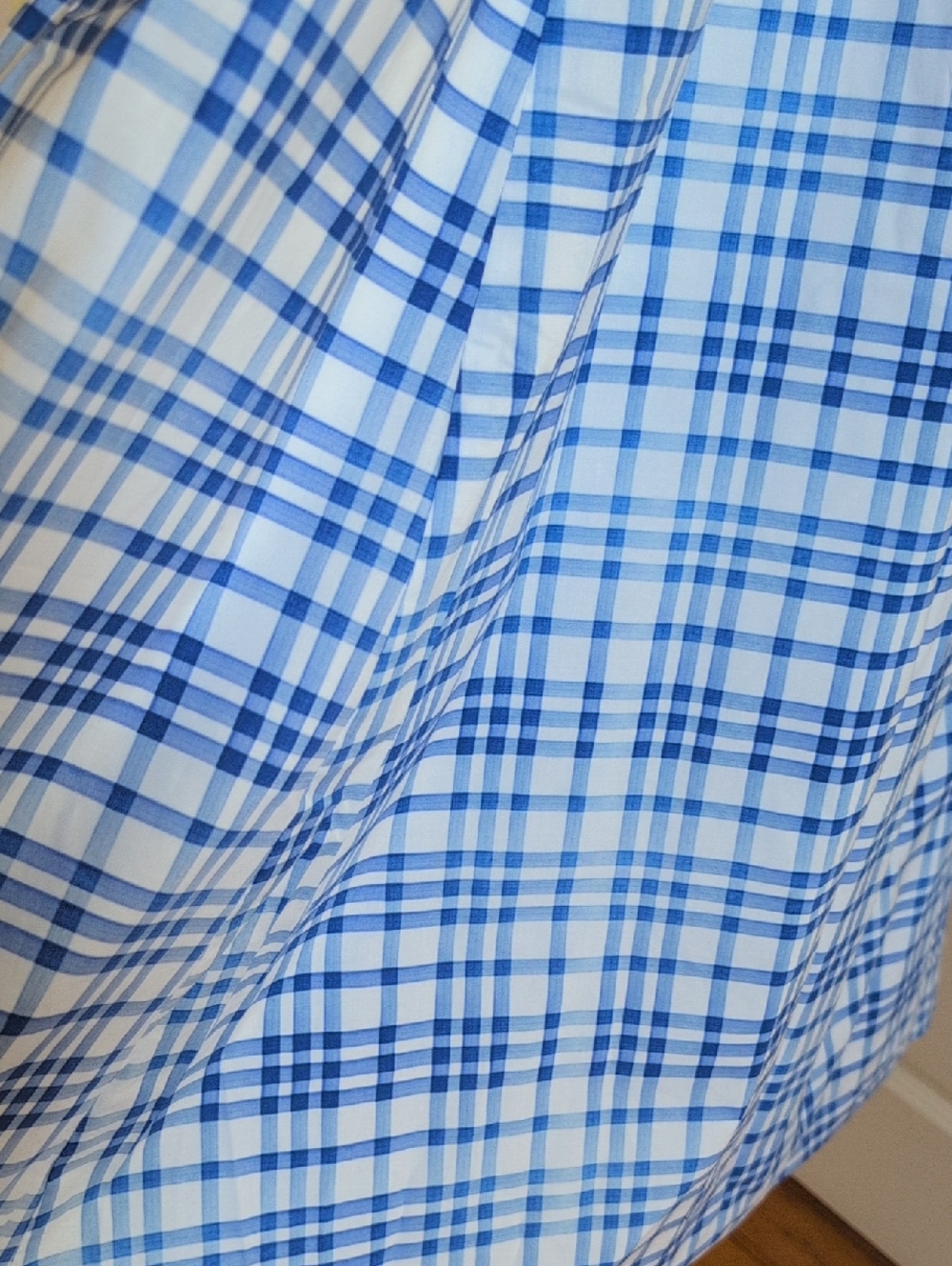 Hill House Azalea Dress in Blue Watercolor Gingham - Picture 10 of 12